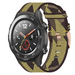 Cinturino per orologio in nylon intrecciato da 20 mm, For Huawei Watch 2, For Honor Watch ES, For Honor MagicWatch2 42mm