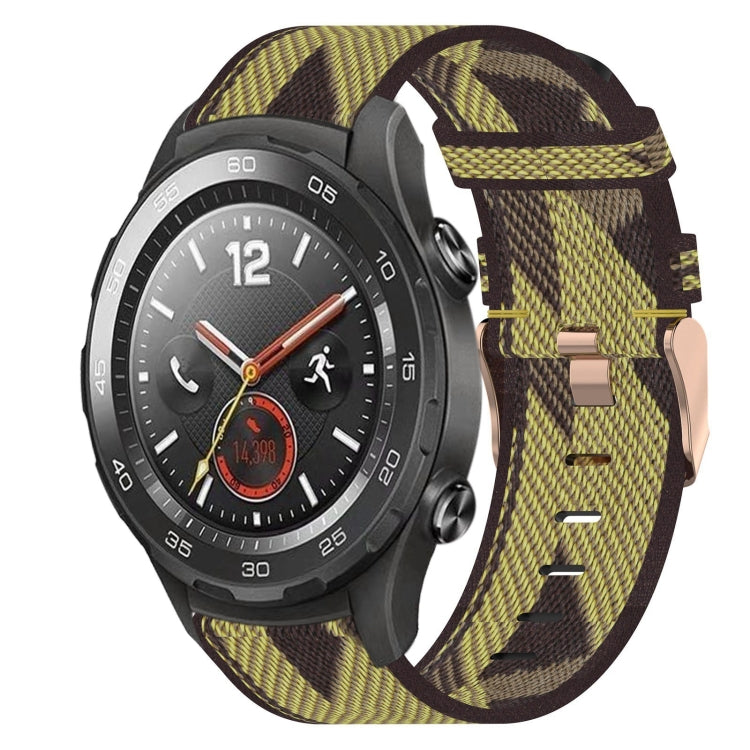 Cinturino per orologio in nylon intrecciato da 20 mm, For Huawei Watch 2, For Honor Watch ES, For Honor MagicWatch2 42mm