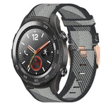 Cinturino per orologio in nylon intrecciato da 20 mm, For Huawei Watch 2, For Honor Watch ES, For Honor MagicWatch2 42mm