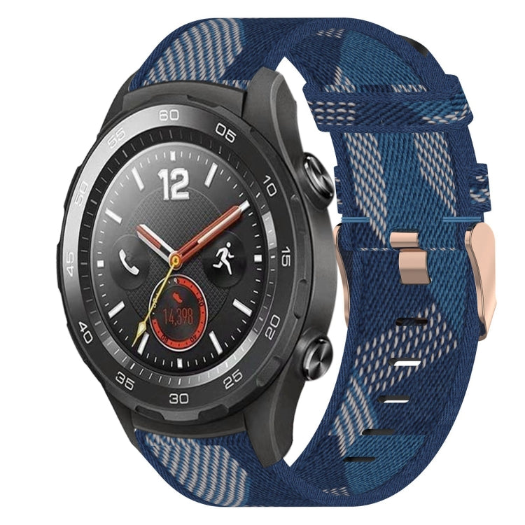 Cinturino per orologio in nylon intrecciato da 20 mm, For Huawei Watch 2, For Honor Watch ES, For Honor MagicWatch2 42mm