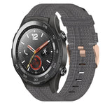 Cinturino per orologio in nylon intrecciato da 20 mm, For Huawei Watch 2, For Honor Watch ES, For Honor MagicWatch2 42mm