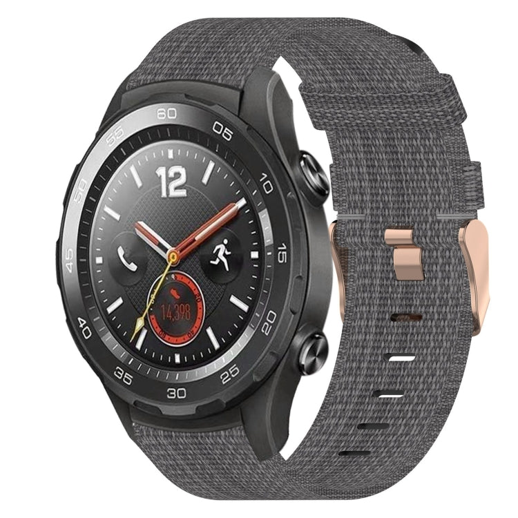 Cinturino per orologio in nylon intrecciato da 20 mm, For Huawei Watch 2, For Honor Watch ES, For Honor MagicWatch2 42mm