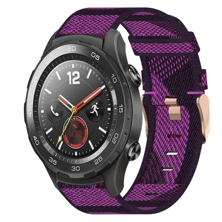 Cinturino per orologio in nylon intrecciato da 20 mm, For Huawei Watch 2, For Honor Watch ES, For Honor MagicWatch2 42mm
