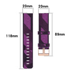 Cinturino per orologio in nylon intrecciato da 20 mm, For Huawei Watch 2, For Honor Watch ES, For Honor MagicWatch2 42mm