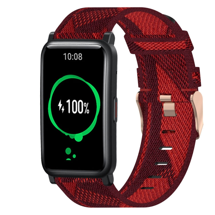 Cinturino per orologio in nylon intrecciato da 20 mm, For Huawei Watch 2, For Honor Watch ES, For Honor MagicWatch2 42mm