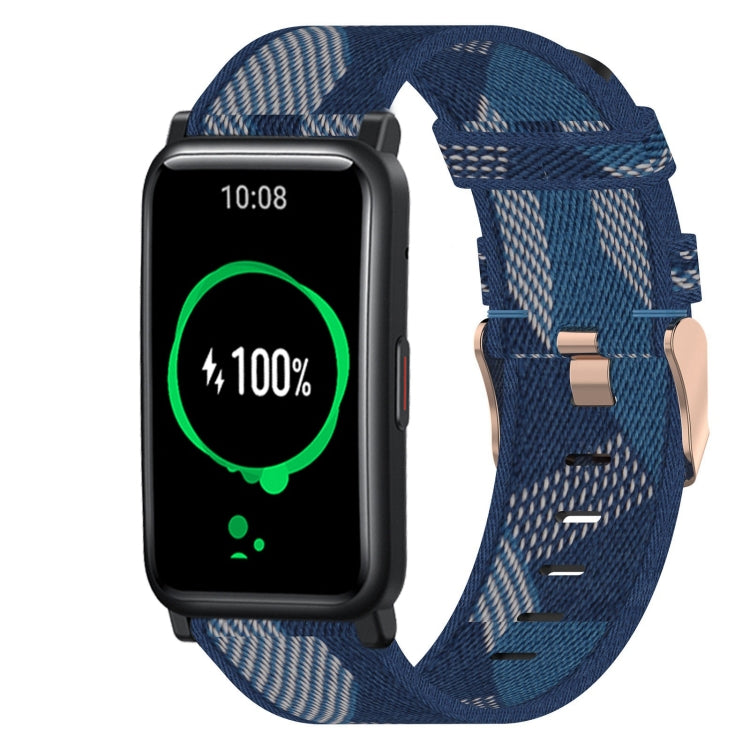 Cinturino per orologio in nylon intrecciato da 20 mm, For Huawei Watch 2, For Honor Watch ES, For Honor MagicWatch2 42mm