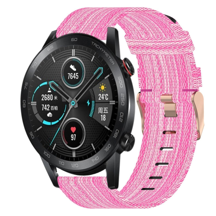 Cinturino per orologio in nylon intrecciato da 20 mm, For Huawei Watch 2, For Honor Watch ES, For Honor MagicWatch2 42mm
