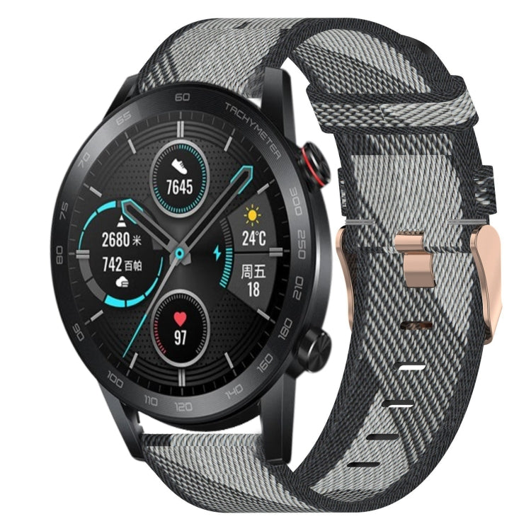Cinturino per orologio in nylon intrecciato da 20 mm, For Huawei Watch 2, For Honor Watch ES, For Honor MagicWatch2 42mm