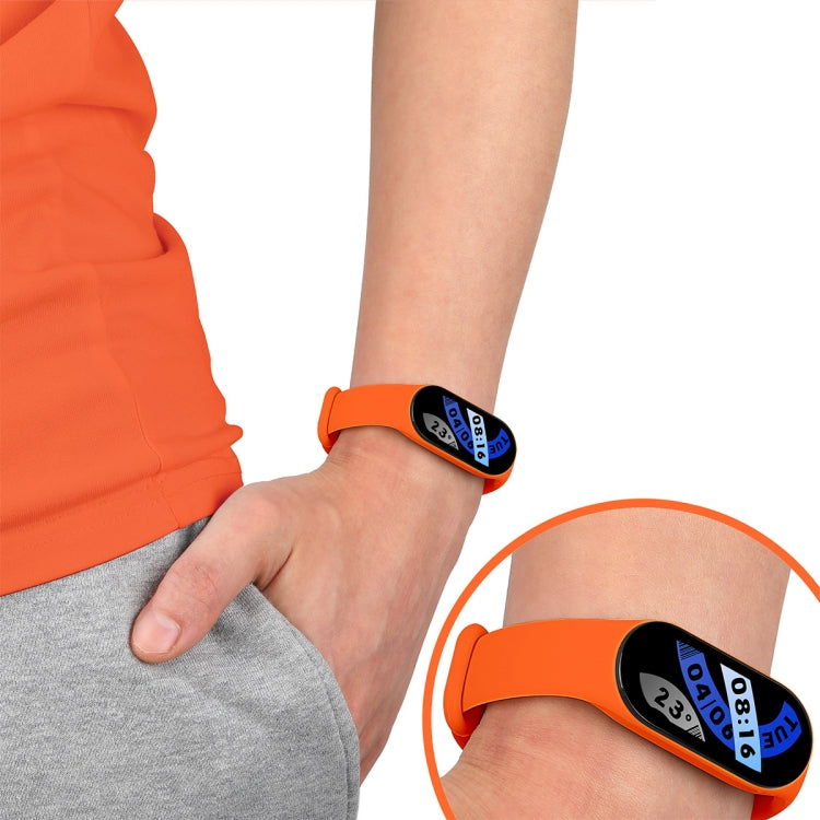 Speciale per cinturino elastico regolabile in TPU integrato Xiaomi Mi Band 7 JSM, Orange, Pink, Black, Beige, Green, Blue