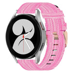 Cinturino per orologio in nylon intrecciato da 20 mm, For Samsung Galaxy Watch 4 40mm, For Samsung Galaxy Watch 4 44mm, For Samsung  Galaxy Watch 4 Classic 42mm