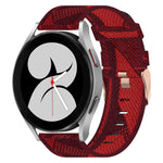 Cinturino per orologio in nylon intrecciato da 20 mm, For Samsung Galaxy Watch 4 40mm, For Samsung Galaxy Watch 4 44mm, For Samsung  Galaxy Watch 4 Classic 42mm