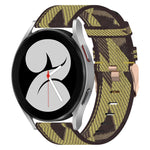Cinturino per orologio in nylon intrecciato da 20 mm, For Samsung Galaxy Watch 4 40mm, For Samsung Galaxy Watch 4 44mm, For Samsung  Galaxy Watch 4 Classic 42mm