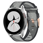 Cinturino per orologio in nylon intrecciato da 20 mm, For Samsung Galaxy Watch 4 40mm, For Samsung Galaxy Watch 4 44mm, For Samsung  Galaxy Watch 4 Classic 42mm