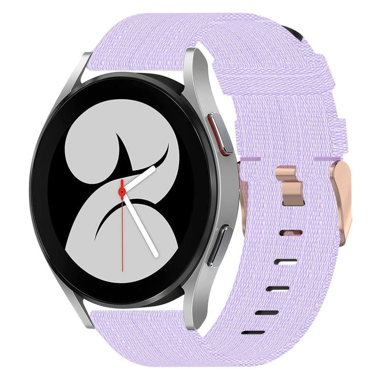 Cinturino per orologio in nylon intrecciato da 20 mm, For Samsung Galaxy Watch 4 40mm, For Samsung Galaxy Watch 4 44mm, For Samsung  Galaxy Watch 4 Classic 42mm