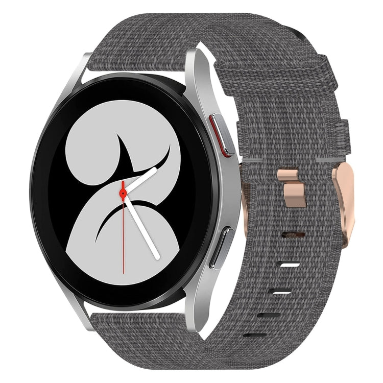 Cinturino per orologio in nylon intrecciato da 20 mm, For Samsung Galaxy Watch 4 40mm, For Samsung Galaxy Watch 4 44mm, For Samsung  Galaxy Watch 4 Classic 42mm