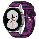 Cinturino per orologio in nylon intrecciato da 20 mm, For Samsung Galaxy Watch 4 40mm, For Samsung Galaxy Watch 4 44mm, For Samsung  Galaxy Watch 4 Classic 42mm