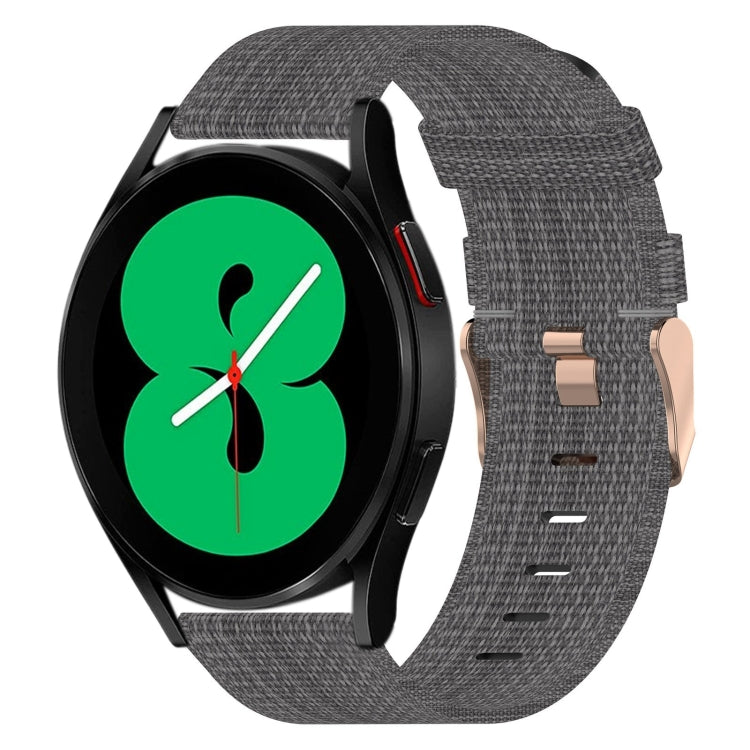 Cinturino per orologio in nylon intrecciato da 20 mm, For Samsung Galaxy Watch 4 40mm, For Samsung Galaxy Watch 4 44mm, For Samsung  Galaxy Watch 4 Classic 42mm