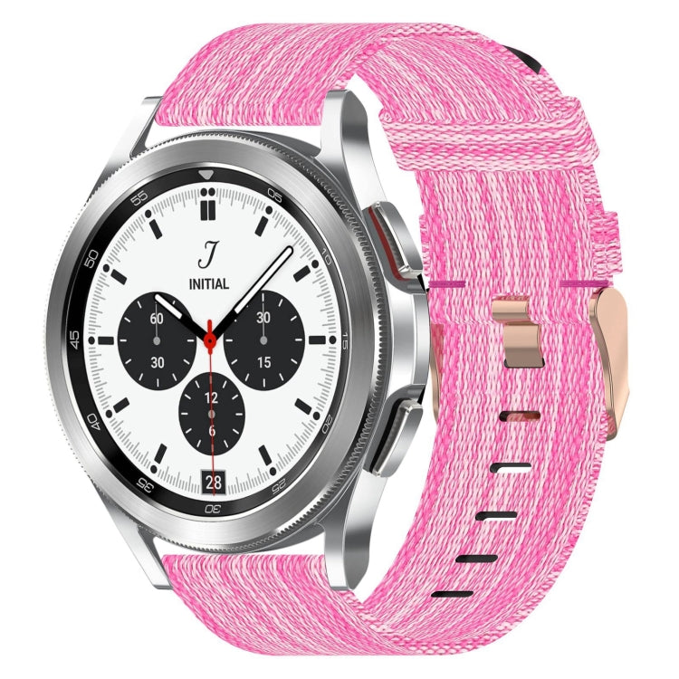 Cinturino per orologio in nylon intrecciato da 20 mm, For Samsung Galaxy Watch 4 40mm, For Samsung Galaxy Watch 4 44mm, For Samsung  Galaxy Watch 4 Classic 42mm