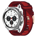 Cinturino per orologio in nylon intrecciato da 20 mm, For Samsung Galaxy Watch 4 40mm, For Samsung Galaxy Watch 4 44mm, For Samsung  Galaxy Watch 4 Classic 42mm
