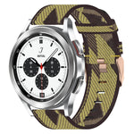Cinturino per orologio in nylon intrecciato da 20 mm, For Samsung Galaxy Watch 4 40mm, For Samsung Galaxy Watch 4 44mm, For Samsung  Galaxy Watch 4 Classic 42mm