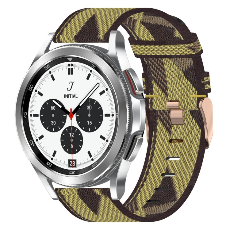 Cinturino per orologio in nylon intrecciato da 20 mm, For Samsung Galaxy Watch 4 40mm, For Samsung Galaxy Watch 4 44mm, For Samsung  Galaxy Watch 4 Classic 42mm