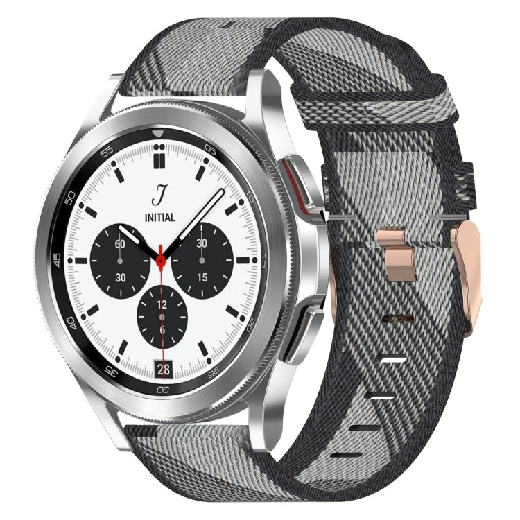 Cinturino per orologio in nylon intrecciato da 20 mm, For Samsung Galaxy Watch 4 40mm, For Samsung Galaxy Watch 4 44mm, For Samsung  Galaxy Watch 4 Classic 42mm