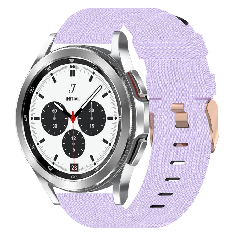 Cinturino per orologio in nylon intrecciato da 20 mm, For Samsung Galaxy Watch 4 40mm, For Samsung Galaxy Watch 4 44mm, For Samsung  Galaxy Watch 4 Classic 42mm