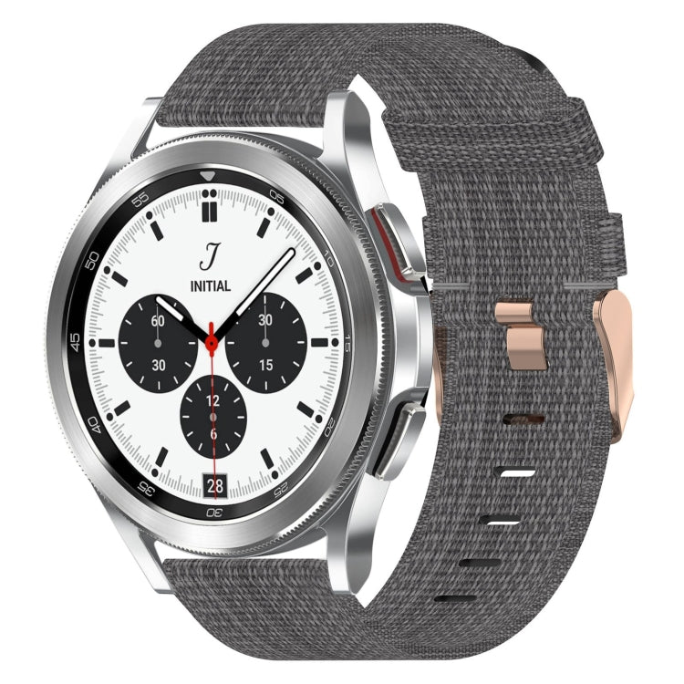 Cinturino per orologio in nylon intrecciato da 20 mm, For Samsung Galaxy Watch 4 40mm, For Samsung Galaxy Watch 4 44mm, For Samsung  Galaxy Watch 4 Classic 42mm