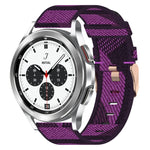 Cinturino per orologio in nylon intrecciato da 20 mm, For Samsung Galaxy Watch 4 40mm, For Samsung Galaxy Watch 4 44mm, For Samsung  Galaxy Watch 4 Classic 42mm