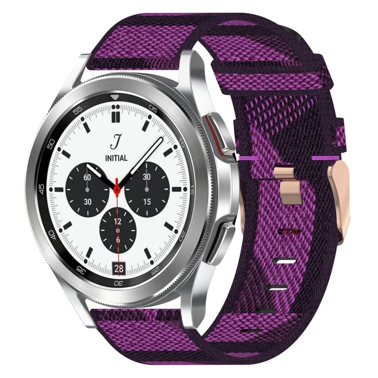 Cinturino per orologio in nylon intrecciato da 20 mm, For Samsung Galaxy Watch 4 40mm, For Samsung Galaxy Watch 4 44mm, For Samsung  Galaxy Watch 4 Classic 42mm
