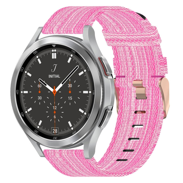 Cinturino per orologio in nylon intrecciato da 20 mm, For Samsung  Galaxy Watch 4 Classic 46mm, For Samsung Galaxy Watch 3 41mm, For Samsung Galaxy Watch Active 2 40mm