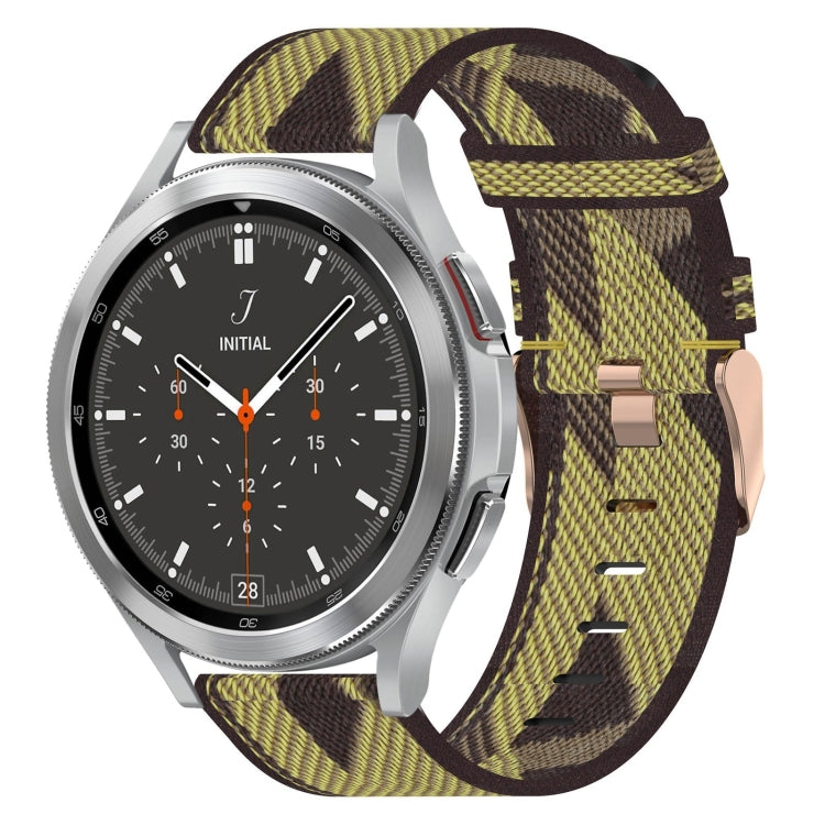 Cinturino per orologio in nylon intrecciato da 20 mm, For Samsung  Galaxy Watch 4 Classic 46mm, For Samsung Galaxy Watch 3 41mm, For Samsung Galaxy Watch Active 2 40mm