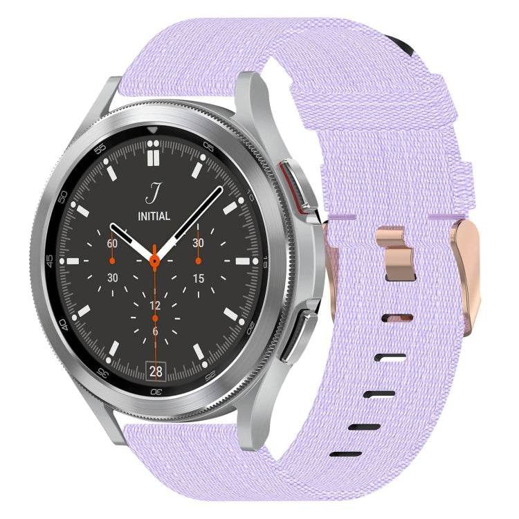 Cinturino per orologio in nylon intrecciato da 20 mm, For Samsung  Galaxy Watch 4 Classic 46mm, For Samsung Galaxy Watch 3 41mm, For Samsung Galaxy Watch Active 2 40mm
