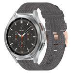 Cinturino per orologio in nylon intrecciato da 20 mm, For Samsung  Galaxy Watch 4 Classic 46mm, For Samsung Galaxy Watch 3 41mm, For Samsung Galaxy Watch Active 2 40mm