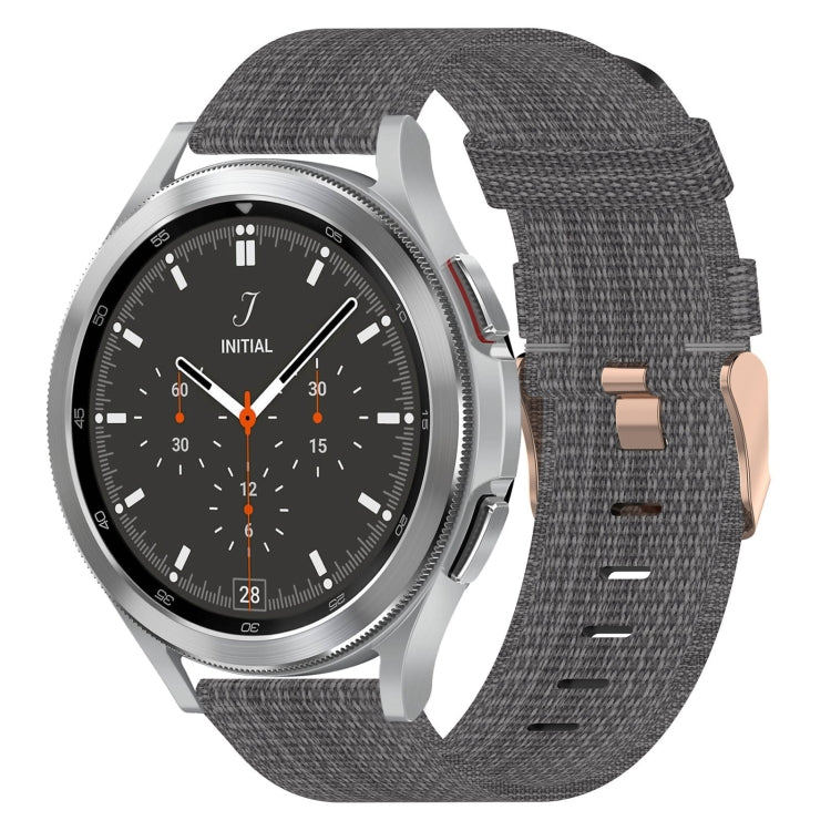 Cinturino per orologio in nylon intrecciato da 20 mm, For Samsung  Galaxy Watch 4 Classic 46mm, For Samsung Galaxy Watch 3 41mm, For Samsung Galaxy Watch Active 2 40mm