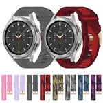 Cinturino per orologio in nylon intrecciato da 20 mm, For Samsung  Galaxy Watch 4 Classic 46mm, For Samsung Galaxy Watch 3 41mm, For Samsung Galaxy Watch Active 2 40mm