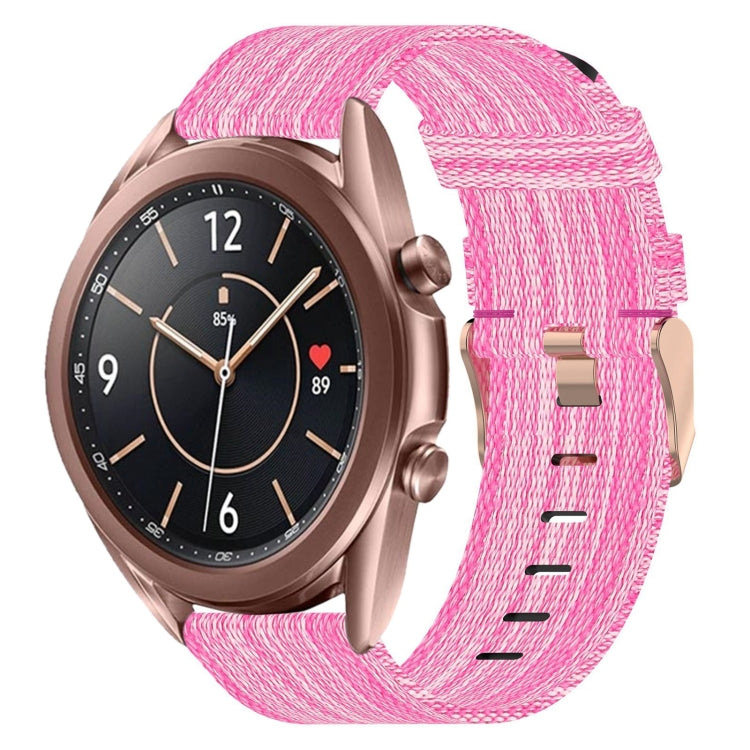 Cinturino per orologio in nylon intrecciato da 20 mm, For Samsung  Galaxy Watch 4 Classic 46mm, For Samsung Galaxy Watch 3 41mm, For Samsung Galaxy Watch Active 2 40mm