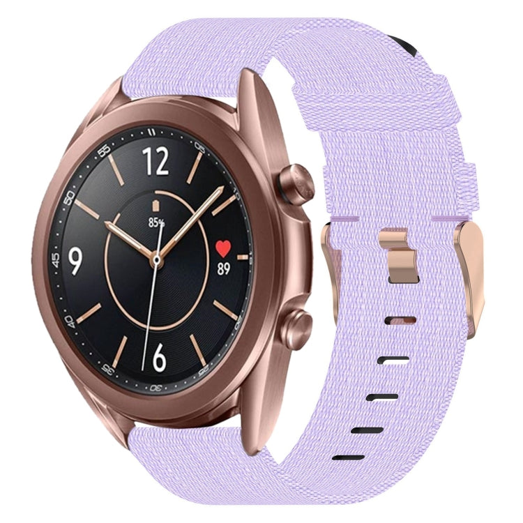 Cinturino per orologio in nylon intrecciato da 20 mm, For Samsung  Galaxy Watch 4 Classic 46mm, For Samsung Galaxy Watch 3 41mm, For Samsung Galaxy Watch Active 2 40mm