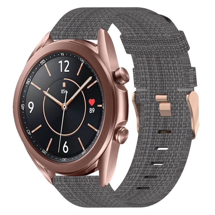 Cinturino per orologio in nylon intrecciato da 20 mm, For Samsung  Galaxy Watch 4 Classic 46mm, For Samsung Galaxy Watch 3 41mm, For Samsung Galaxy Watch Active 2 40mm