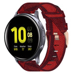 Cinturino per orologio in nylon intrecciato da 20 mm, For Samsung  Galaxy Watch 4 Classic 46mm, For Samsung Galaxy Watch 3 41mm, For Samsung Galaxy Watch Active 2 40mm