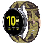 Cinturino per orologio in nylon intrecciato da 20 mm, For Samsung  Galaxy Watch 4 Classic 46mm, For Samsung Galaxy Watch 3 41mm, For Samsung Galaxy Watch Active 2 40mm