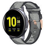 Cinturino per orologio in nylon intrecciato da 20 mm, For Samsung  Galaxy Watch 4 Classic 46mm, For Samsung Galaxy Watch 3 41mm, For Samsung Galaxy Watch Active 2 40mm