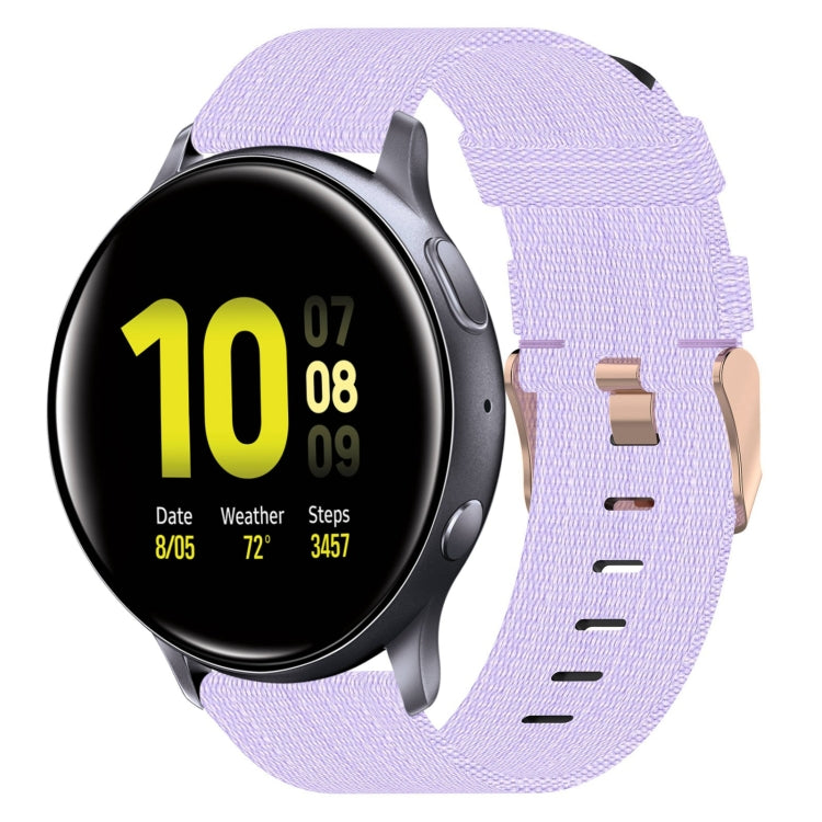 Cinturino per orologio in nylon intrecciato da 20 mm, For Samsung  Galaxy Watch 4 Classic 46mm, For Samsung Galaxy Watch 3 41mm, For Samsung Galaxy Watch Active 2 40mm