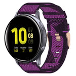 Cinturino per orologio in nylon intrecciato da 20 mm, For Samsung  Galaxy Watch 4 Classic 46mm, For Samsung Galaxy Watch 3 41mm, For Samsung Galaxy Watch Active 2 40mm
