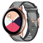 Cinturino per orologio in nylon intrecciato da 20 mm, For Samsung Galaxy Watch Active 2 44mm, For Samsung Galaxy Watch Active 40mm, For Samsung Galaxy Watch 42mm