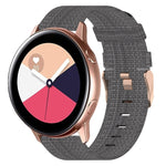 Cinturino per orologio in nylon intrecciato da 20 mm, For Samsung Galaxy Watch Active 2 44mm, For Samsung Galaxy Watch Active 40mm, For Samsung Galaxy Watch 42mm