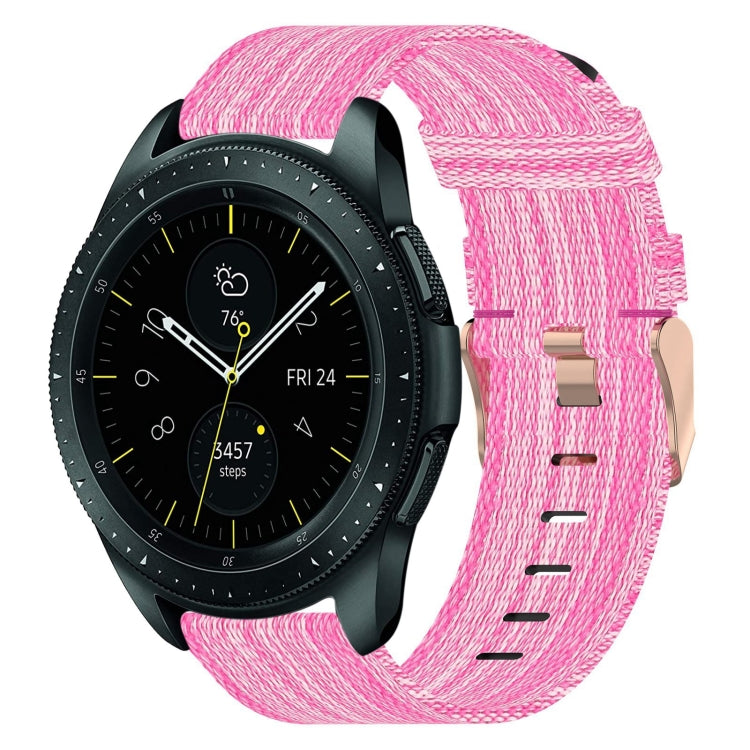 Cinturino per orologio in nylon intrecciato da 20 mm, For Samsung Galaxy Watch Active 2 44mm, For Samsung Galaxy Watch Active 40mm, For Samsung Galaxy Watch 42mm