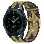 Cinturino per orologio in nylon intrecciato da 20 mm, For Samsung Galaxy Watch Active 2 44mm, For Samsung Galaxy Watch Active 40mm, For Samsung Galaxy Watch 42mm