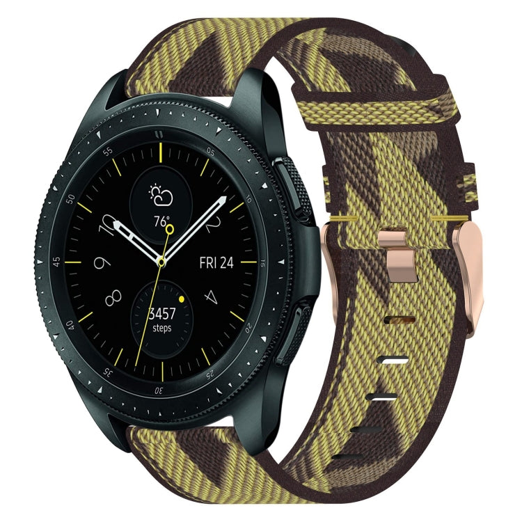 Cinturino per orologio in nylon intrecciato da 20 mm, For Samsung Galaxy Watch Active 2 44mm, For Samsung Galaxy Watch Active 40mm, For Samsung Galaxy Watch 42mm