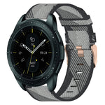 Cinturino per orologio in nylon intrecciato da 20 mm, For Samsung Galaxy Watch Active 2 44mm, For Samsung Galaxy Watch Active 40mm, For Samsung Galaxy Watch 42mm